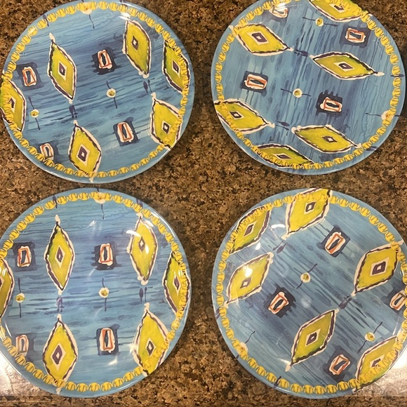 Anthropologie Aperta Melamine Canapé Plates - Picture 3 of 4
